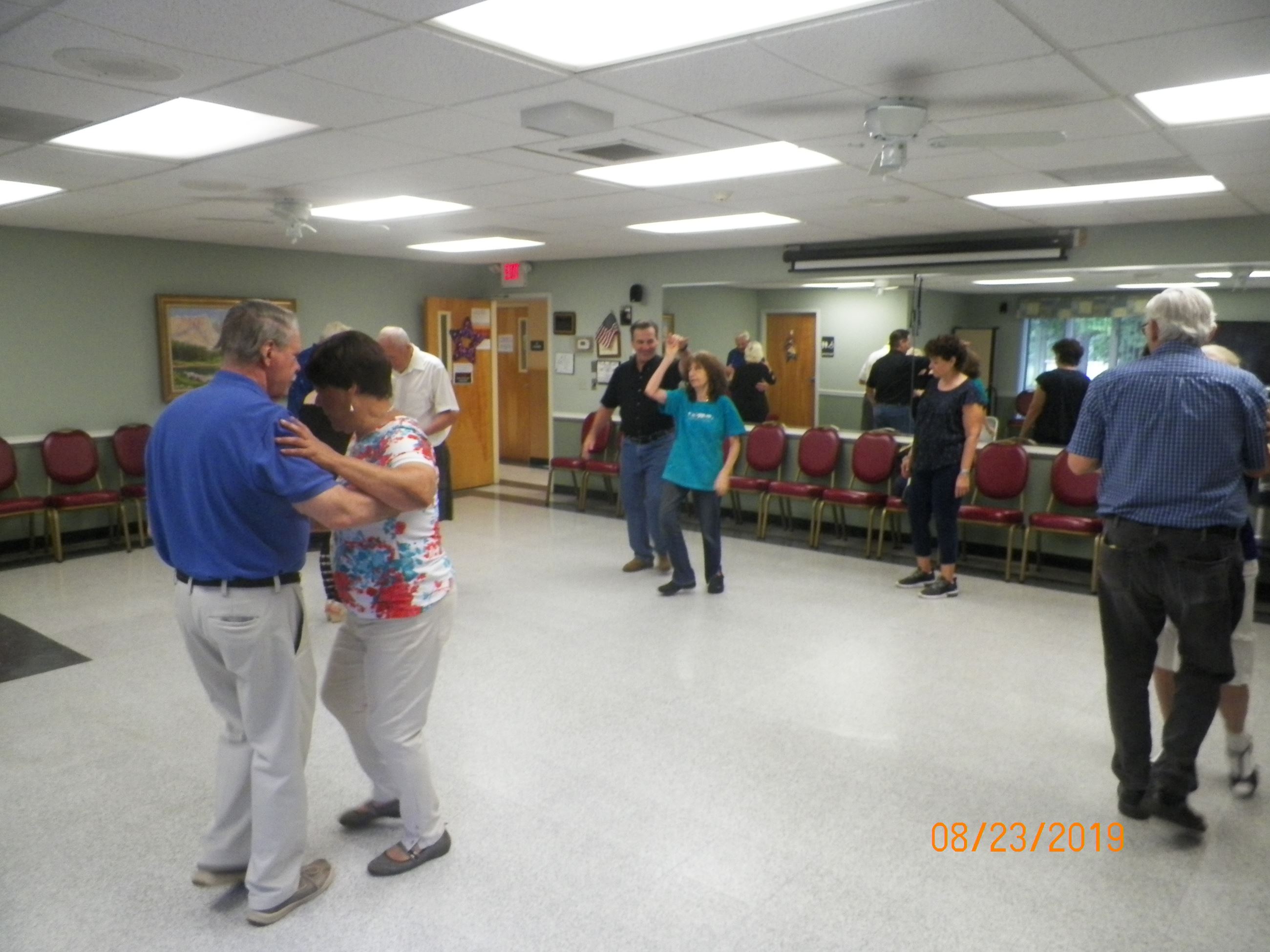 Seniors ballroom dancing