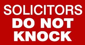 Solicitors Do Not Knock