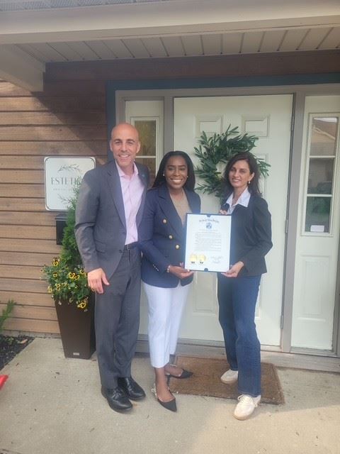 Estetica Medical Aesthetics Grand Opening Photo and Owner